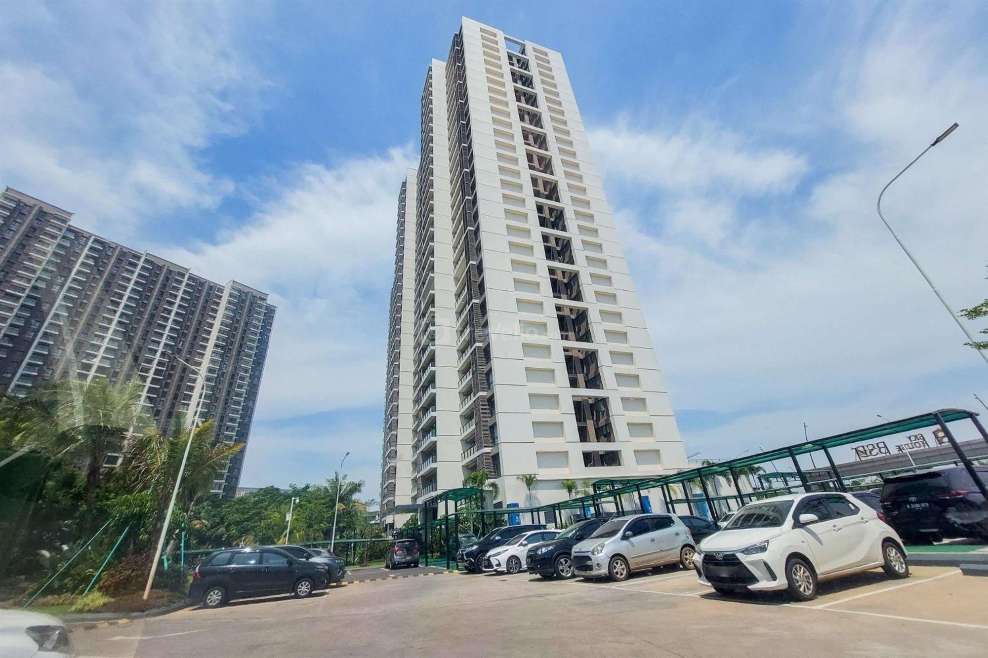 Homey And Spacious 3Br Sky House Bsd Apartment By Travelio Tangerang Ngoại thất bức ảnh